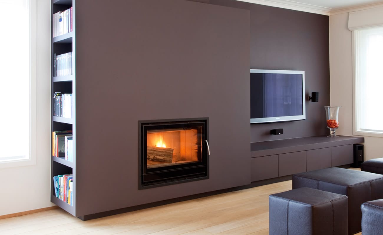 optifire wood fireplace
