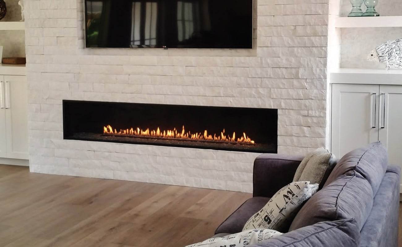 r series gas fireplace